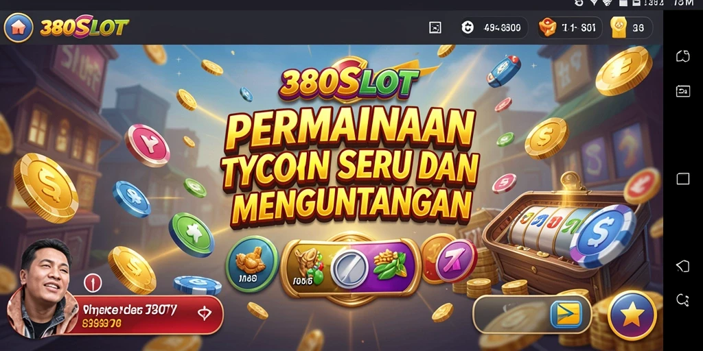 Tangkapan layar dari gameplay seru 380SLOT saat mengelola kasino.