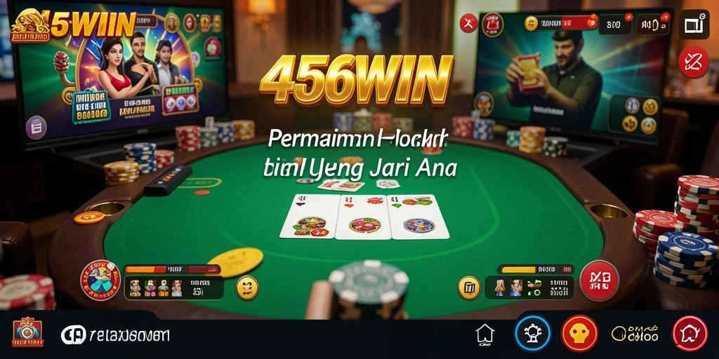 Tampilan gameplay Poker yang menarik dari 456WIN.
