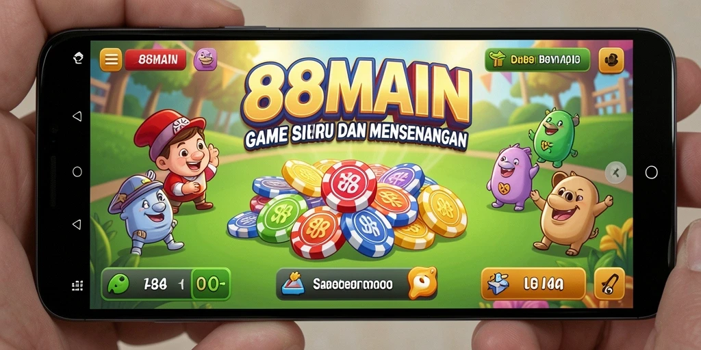 Tampilan gameplay 88MAIN yang seru dan interaktif.