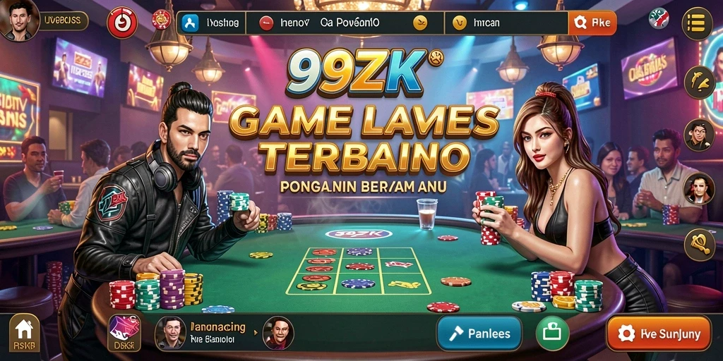 Tampilan gameplay Live Casino yang mendebarkan dan interaktif.