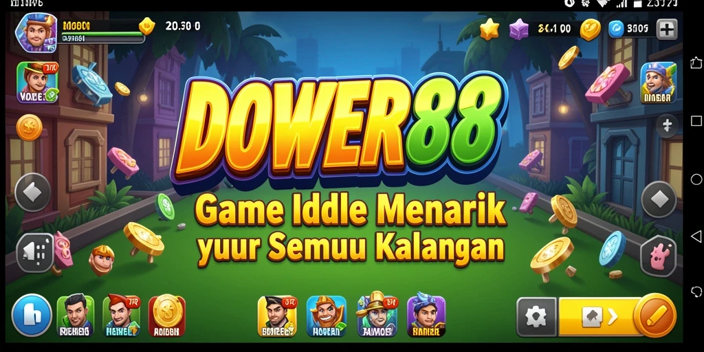 Tampilan menarik DOWER88 dengan karakter dan sumber daya yang menarik.