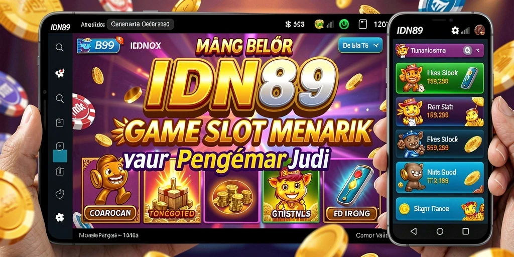 Screenshot permainan Slot IDN89 dengan grafik menawan dan gameplay seru.