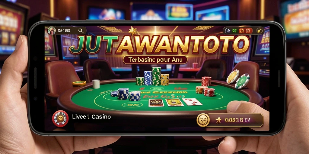 Tampilan gameplay JUTAWANTOTO yang mendebarkan di Live Casino.