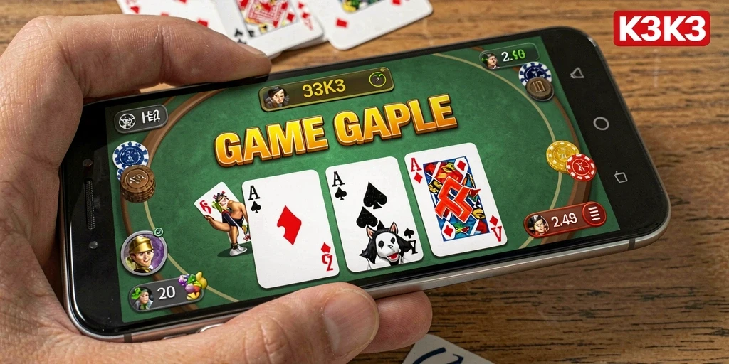 Screenshot gameplay K3K3 yang seru dan menarik.