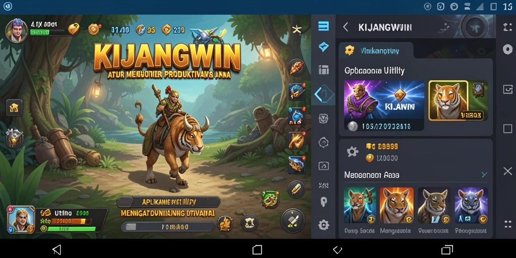 Tampilan antarmuka pengguna KIJANGWIN saat mengatur tugas.