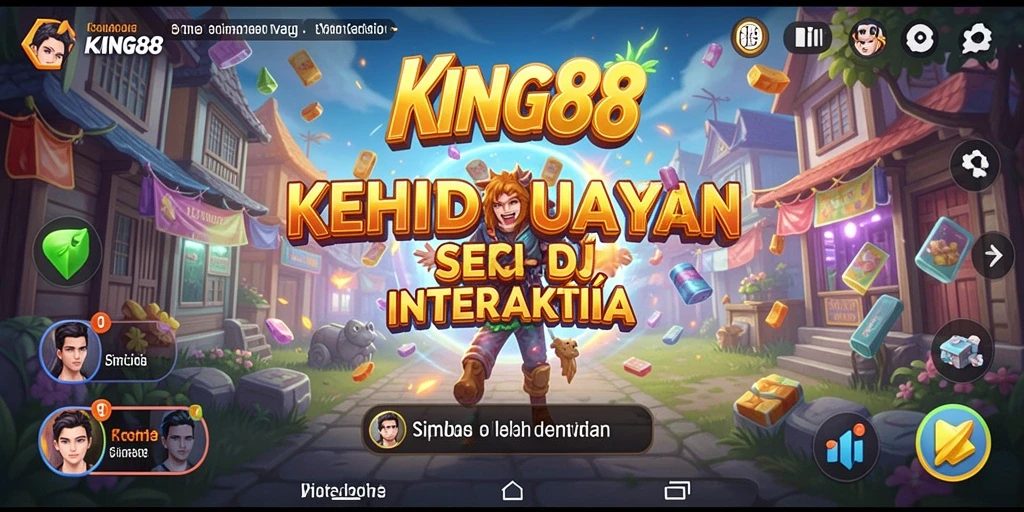 Tangkapan layar KING88 menampilkan karakter yang berinteraksi dalam gameplay Simulation.