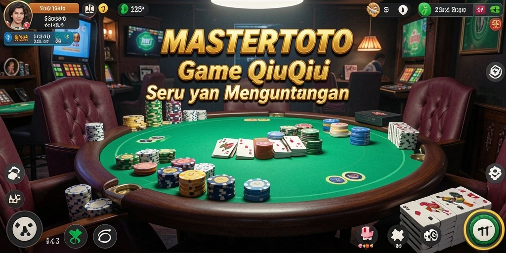 Tampilan gameplay seru MASTERTOTO dalam bermain QiuQiu.