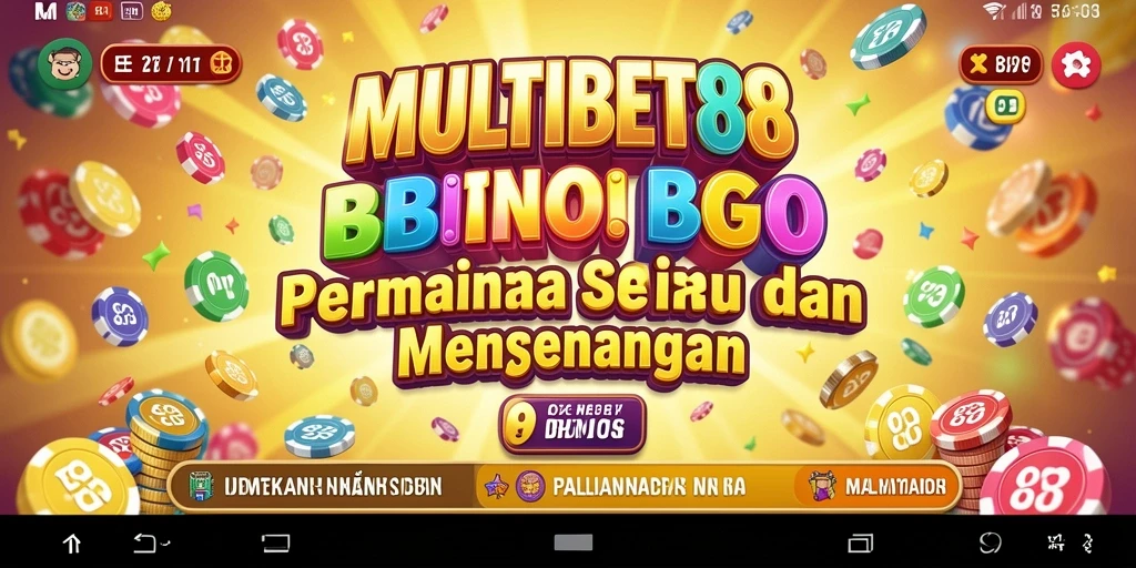 Tampilan gameplay seru di MULTIBET88 menampilkan keseruan bermain Bingo.