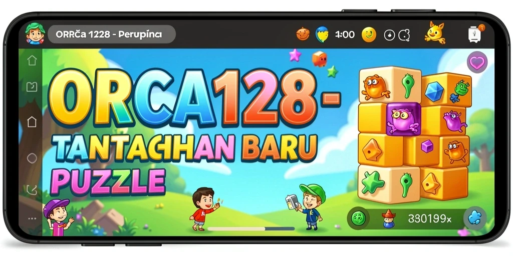 Tampilan menarik saat bermain Puzzle di ORCA128.