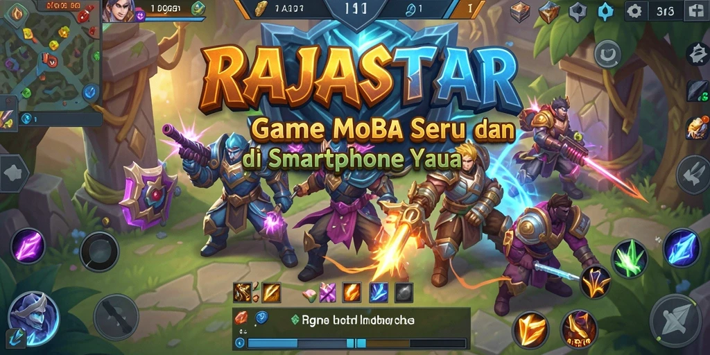 Tangkapan layar gameplay mengasyikkan dari RAJASTAR.