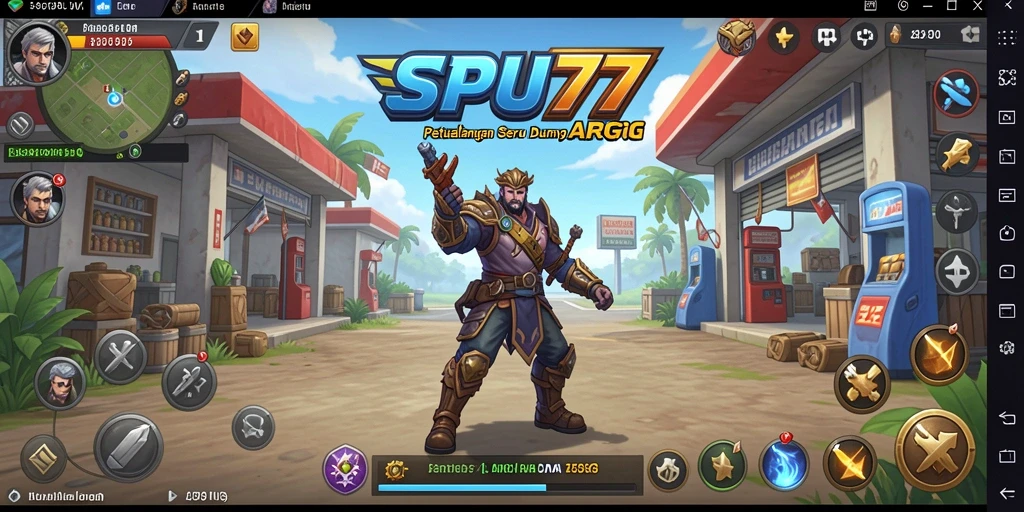 Tampilan gameplay SPBU77 dengan aksi seru dan petualangan menegangkan.