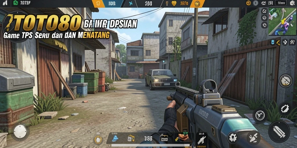 Screenshot gameplay TOTO80 menampilkan aksi pertempuran yang intens.